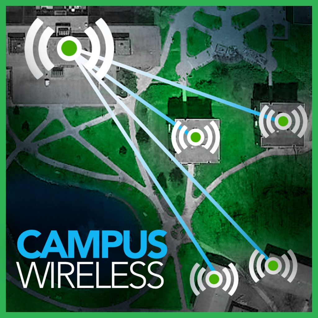 A picture displaying campus wireless for education